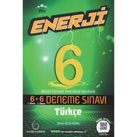 6. Sınıf Türkçe Enerji 6+6 Deneme Sınavı Palme Yayınları