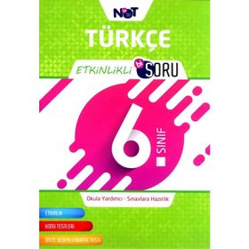6. Sınıf Türkçe Etkinlikli Bisoru Bankası - Binot Yayınları
