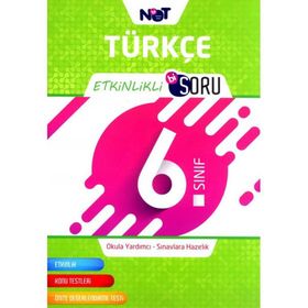 6. Sınıf Türkçe Etkinlikli Bisoru Bankası - Binot Yayınları