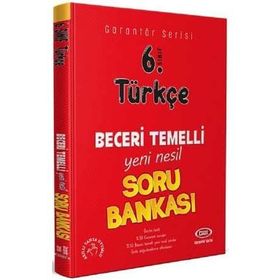 6. Sınıf Türkçe Garantör Beceri Temelli Soru Bankası-Data Yayınları