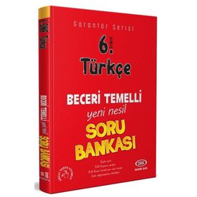 6. Sınıf Türkçe Garantör Beceri Temelli Soru Bankası-Data Yayınları
