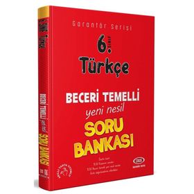 6. Sınıf Türkçe Garantör Beceri Temelli Soru Bankası-Data Yayınları