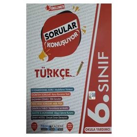 6.Sınıf Türkçe Güncel Sorular Konuşuyor Soru Bankası - Pruva Akademi Yayınları