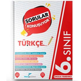 6.Sınıf Türkçe Güncel Sorular Konuşuyor Soru Bankası - Pruva Akademi Yayınları