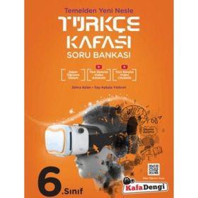 6.sınıf Türkçe Kafası Tümü Video Çözümlü Soru Bankası-Kafadengi Yayınları