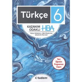 6. Sınıf Türkçe Kazanım Odaklı HBA - Tudem Yayınları