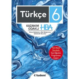 6. Sınıf Türkçe Kazanım Odaklı HBA - Tudem Yayınları