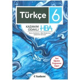 6. Sınıf Türkçe Kazanım Odaklı HBA - Tudem Yayınları