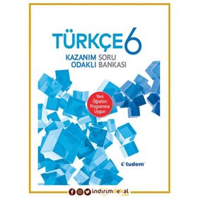 6. Sınıf Türkçe Kazanım Odaklı Soru Bankası - Tudem Yayınları