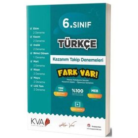 6. Sınıf Türkçe Kazanım Takip Denemeleri Koray Varol Akademi