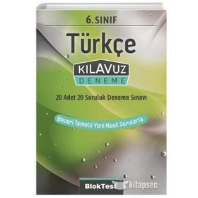 6. Sınıf Türkçe Kılavuz Denemeleri-Bloktest Yayınları