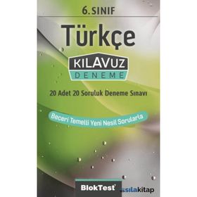 6. Sınıf Türkçe Kılavuz Denemeleri-Bloktest Yayınları