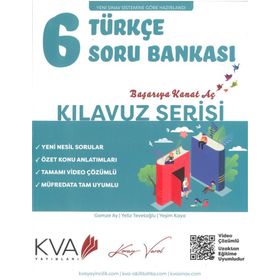 6. Sınıf Türkçe Kılavuz Serisi Soru Bankası-KVA Yayınları
