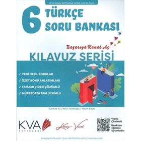 6. Sınıf Türkçe Kılavuz Serisi Soru Bankası-KVA Yayınları