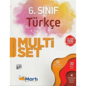 6. Sınıf Türkçe Koparmalı Multi Set Martı Okul Yayınları