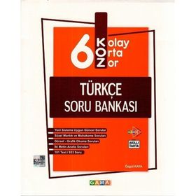 6. Sınıf Türkçe Koz Soru Bankası Gama Okul Yayınları
