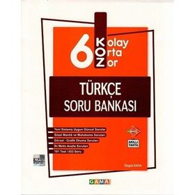 6. Sınıf Türkçe Koz Soru Bankası Gama Okul Yayınları