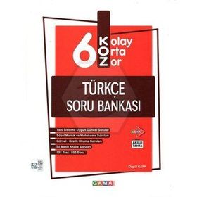 6. Sınıf Türkçe Koz Soru Bankası Gama Okul Yayınları
