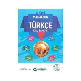 6. Sınıf Türkçe Madalyon Soru Bankası-Gezegen Yayınları