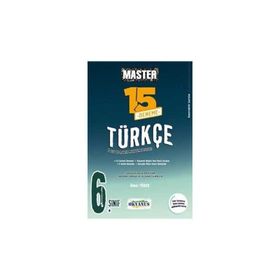 6. Sınıf Türkçe Master 15 Deneme - Okyanus Yayınları