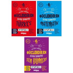 6. Sınıf Türkçe Matematik Fen Bilimleri Güçlendiren Soru Bankası Seti Ankara Yayıncılık