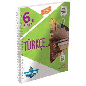 6. Sınıf Türkçe Okulum Akıllı Defter - Murat Yayınları