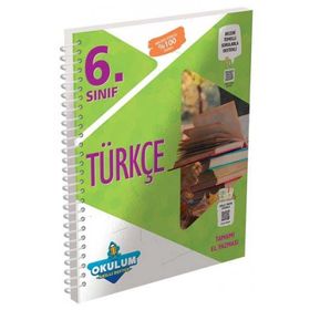 6. Sınıf Türkçe Okulum Akıllı Defteri - Murat Yayınları
