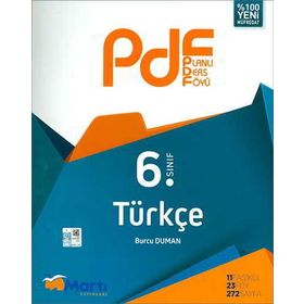 6. Sınıf Türkçe PDF Planlı Ders Föyü Martı Yayınları