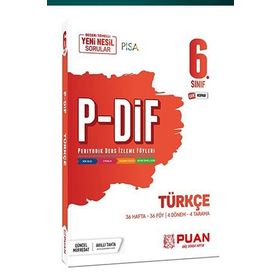 6. Sınıf Türkçe PDİF Konu Anlatım Föyleri-Puan Yayınları