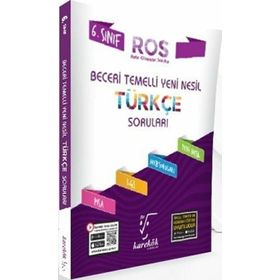 6. Sınıf Türkçe ROS Serisi Soru Bankası Karekök Yayınları
