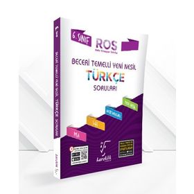 6. Sınıf Türkçe ROS Serisi Soru Bankası Karekök Yayınları