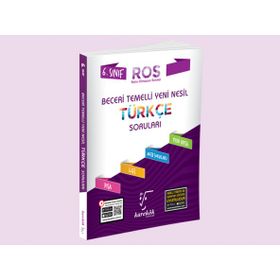 6. Sınıf Türkçe ROS Serisi Soru Bankası Karekök Yayınları