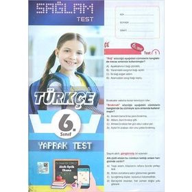 6. Sınıf Türkçe Sağlam Yaprak Test - Molekül Yayınları