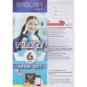 6. Sınıf Türkçe Sağlam Yaprak Test - Molekül Yayınları