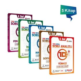 6. Sınıf Türkçe Soru Analizli 10+1 Deneme Puan Yayınları