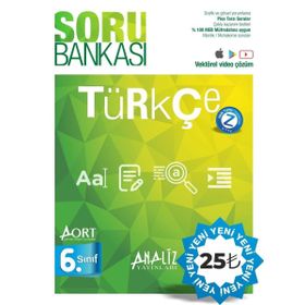 6. Sınıf Türkçe Soru Bankası - Analiz yayınları