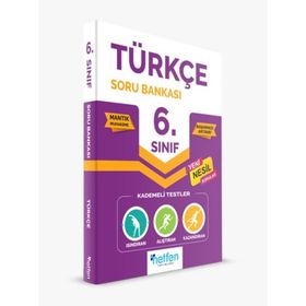 6. Sınıf Türkçe Soru Bankası Netfen Yayınları