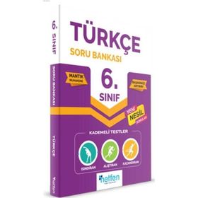 6. Sınıf Türkçe Soru Bankası Netfen Yayınları