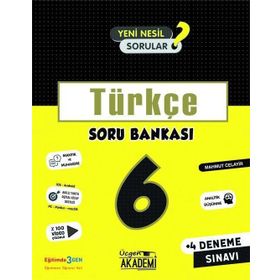 6. Sınıf Türkçe Soru Bankası-Üçgen Akademi Yayınları