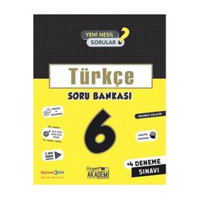 6. Sınıf Türkçe Soru Bankası-Üçgen Akademi Yayınları