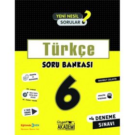 6. Sınıf Türkçe Soru Bankası-Üçgen Akademi Yayınları