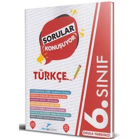 6. Sınıf Türkçe Sorular Konuşuyor Soru Bankası Pruva Akademi Yayınları