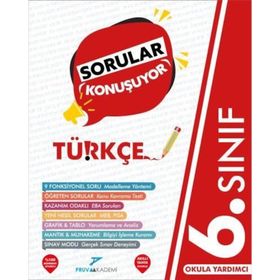 6. Sınıf Türkçe Sorular Konuşuyor Soru Bankası Pruva Akademi Yayınları