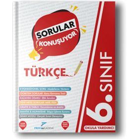 6. Sınıf Türkçe Sorular Konuşuyor Soru Bankası Pruva Akademi Yayınları