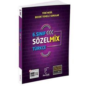 6.Sınıf Türkçe Sözel Mix Soru Bankası Karekök Yayınları