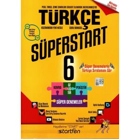 6. Sınıf Türkçe Süperstart Soru Bankası - Startfen Yayınları