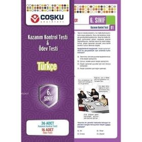 6. SINIF TÜRKÇE TESTLERI 36 ADET KKT & 16 ADET ÖT - KOMISYON