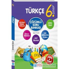 6.Sınıf Türkçe Video Çözümlü Soru Bankası Evrensel İletişim Yayınları