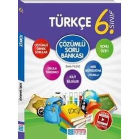 6.Sınıf Türkçe Video Çözümlü Soru Bankası Evrensel İletişim Yayınları