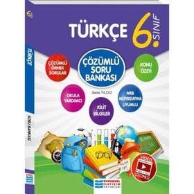 6.Sınıf Türkçe Video Çözümlü Soru Bankası Evrensel İletişim Yayınları